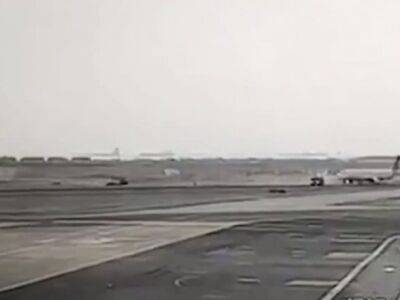 Перу - В Перу взлетавший самолет столкнулся в аэропорту с проезжающей машиной - unn.com.ua - Украина - Киев - штат Висконсин - Лима
