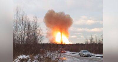 Возле Санкт-Петербурга взорвался газопровод: пылает пожар (ВИДЕО)