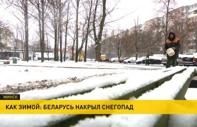 Оранжевый уровень опасности объявлен в Беларуси из-за снега