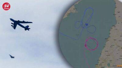 Военный самолет США "нарисовал пенис" в небе у авиабазы России