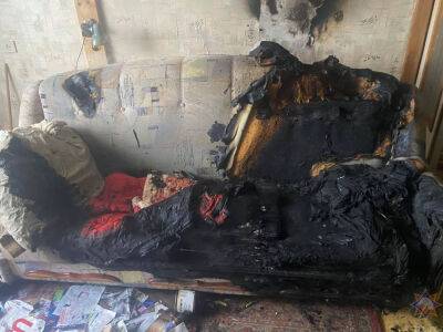 В Сморгони работник МЧС в свой выходной спас человека из горящей квартиры