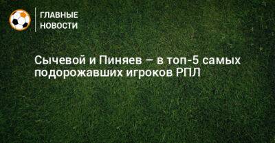Сычевой и Пиняев – в топ-5 самых подорожавших игроков РПЛ