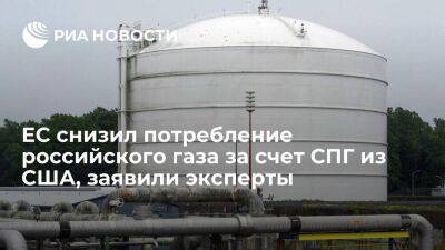 Эксперты: ЕС снизил потребление трубопроводного российского газа за счет СПГ из США