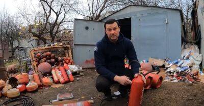 Греет и не дымит: харьковский волонтер делает обогреватели из огнетушителей