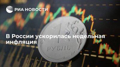 Росстат: инфляция в России с 15 по 21 ноября ускорилась до 0,11 процента