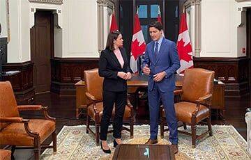 Тихановская встретилась с премьер-министром Канады