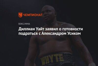 Диллиан Уайт заявил о готовности подраться с Александром Усиком