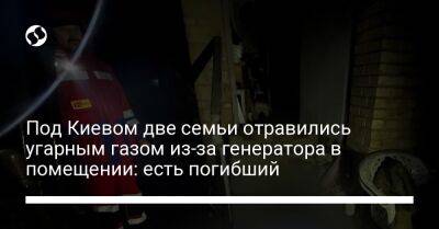 Под Киевом две семьи отравились угарным газом из-за генератора в помещении: есть погибший