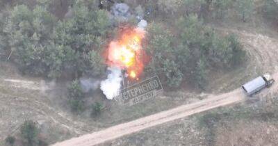 Уничтожение российской "Мсты-Б" высокоточным снарядом Excalibur попал на видео