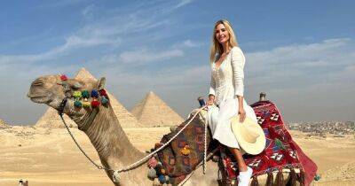 Иванка Трамп позировала на верблюде в Египте