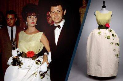 Пролежала в чемодане более 50 лет: в Лондоне нашли платье Элизабет Тейлор для "Оскара"