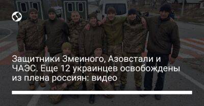 Защитники Змеиного, Азовстали и ЧАЭС. Еще 12 украинцев освобождены из плена россиян: видео
