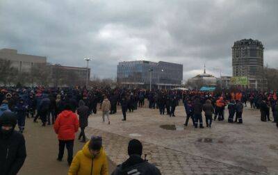 В Астані розпочалися протести на тлі інавгурації Токаєва: відбуваються затримання