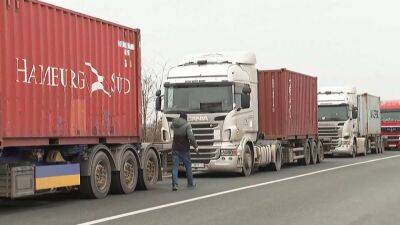 Украина: пробки на границе из-за блэкаута
