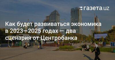 Как будет развиваться экономика Узбекистана в 2023—2025 годах — два сценария от ЦБ