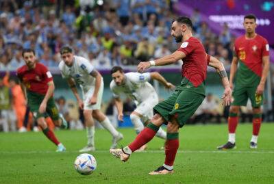 Лучшим игроком матча ЧМ-2022 Португалия – Уругвай признан Бруну Фернандеш