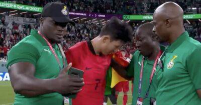 Тренер Ганы тайно сделал селфи с плачущей звездой Южной Кореи после поражения на ЧМ-2022 (фото)