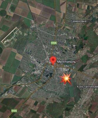 В Мелитополе взорвали один из основных штабов армии России