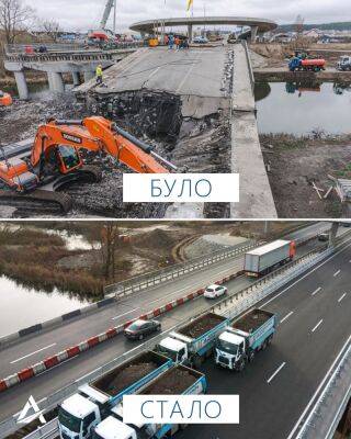 Україна завершила відбудову мосту, який завадив «взяти Київ за три дні»