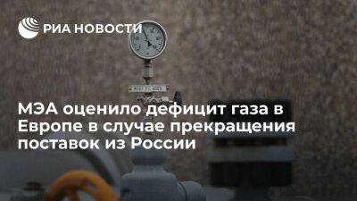 МЭА оценило дефицит газа в Европе в 30 миллиардов кубов, если Россия прекратит поставки