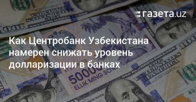 Как Центробанк Узбекистана намерен снижать уровень долларизации в банках