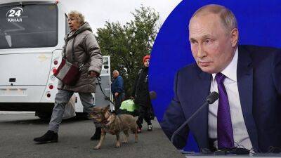 Путин призвал оккупантов на юге "убрать" гражданское население из Херсона