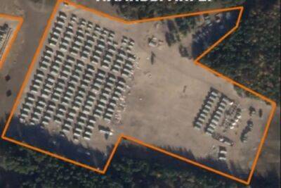 В Беларуси заметили много российских палаток с военными: спутниковые фото