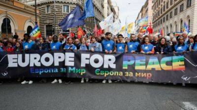 «Европа за мир»: в Риме и Милане проходят демонстрации в поддержку Украины