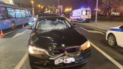 BMW насмерть сбил пешехода в центре Москвы