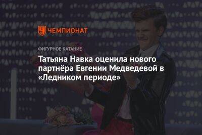 Татьяна Навка оценила нового партнёра Евгении Медведевой в «Ледником периоде»