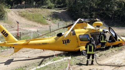 В Италии разбился вертолет: погибли все, кто был на борту