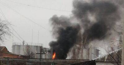 "Бавовна" под Белгородом: в России на нефтебазе вспыхнул пожар (видео)
