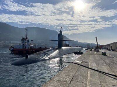 Крупнейшая атомная субмарина США вошла в Средиземное море