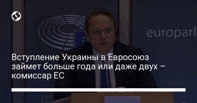 Вступление Украины в Евросоюз займет больше года или даже двух – комиссар ЕС
