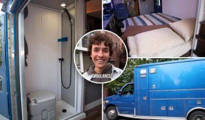 Чтобы избежать арендной платы: житель Нью-Йорка обустроил жилье в карете скорой помощи