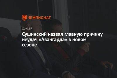 Сушинский назвал главную причину неудач «Авангарда» в новом сезоне