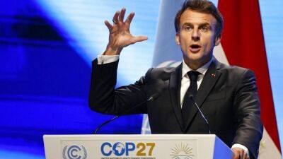 COP27: Макрон призвал не забывать о борьбе с изменением климата