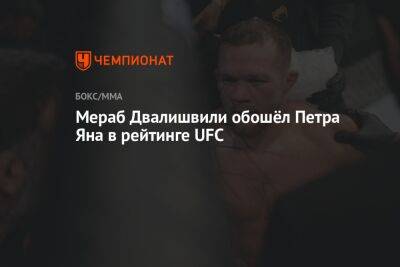 Жозе Альдо - Петр Ян - Шон Омэлли - Мераб Двалишвили - Мераб Двалишвили обошёл Петра Яна в рейтинге UFC - championat.com - Россия - США - Грузия - Бразилия - Эмираты - Абу-Даби