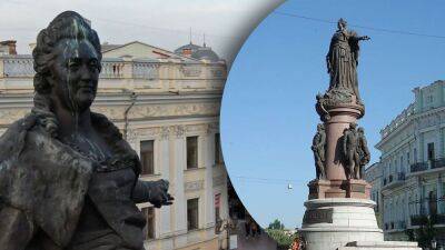 Памятник Екатерине II в Одессе все-таки демонтируют: когда это произойдет и что появится на его месте