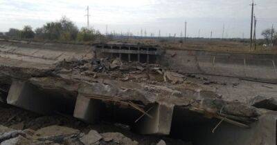 Со зданий в Херсоне исчезли флаги РФ, а в Снигуревке и Дарьевке подорваны мосты (фото)
