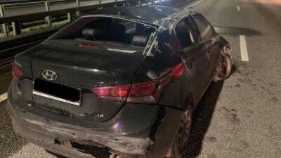 В столкновении двух «Хёндэ» на трассе «Дон» пострадала автомобилистка