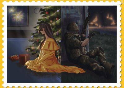 Укрпошта показала ескіз різдвяної марки