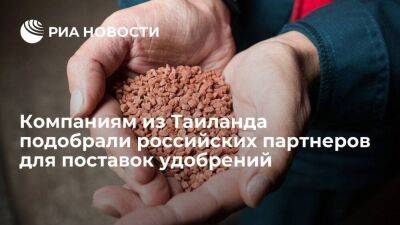 Посол Вонгсинсават: компаниям из Таиланда подобрали российских поставщиков удобрений