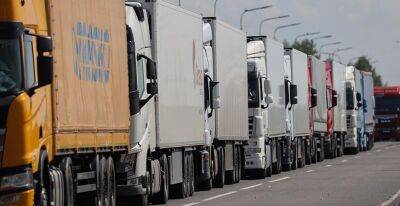 В течение ноября наибольшее скопление грузовиков фиксировалось на въезд в Литву