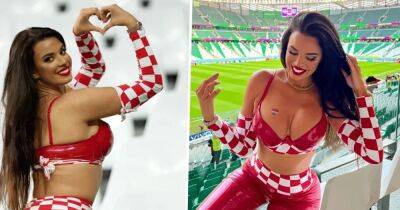 ЧМ-2022: хорватская модель Ивана Кнол поддержала сборную Хорватии в матче против Бразилии (фото)