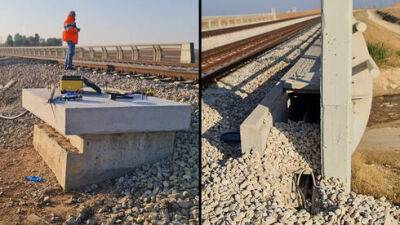 Из-за кражи кабелей: остановлено движение поездов из Беэр-Шевы на север
