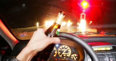 За сутки оформлено девять уголовных процессов за пьянку за рулем