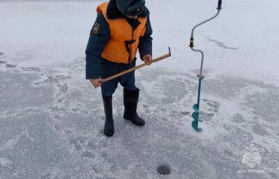 Самый крепкий лед намерз в Кимрском районе