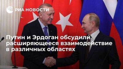 Путин и Эрдоган в телефонном разговоре отметили рекордный рост товарооборота двух стран