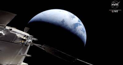 Возвращение космического корабля NASA c Луны: такой он увидел Землю из космоса (видео)